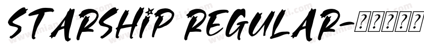 Starship Regular字体转换